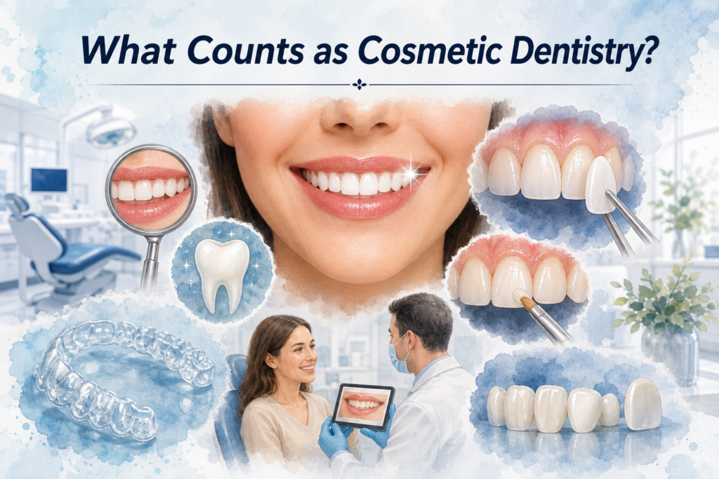 Featured image for cosmetic dentistry options and benefits blog post