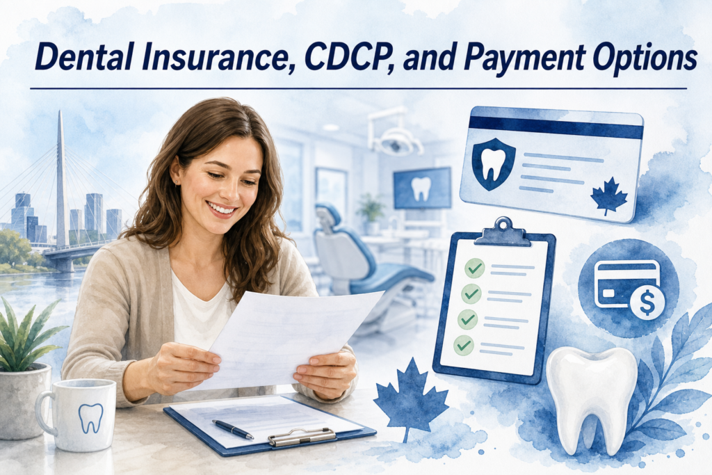 Featured image for dental insurance, CDCP, and payment options blog post