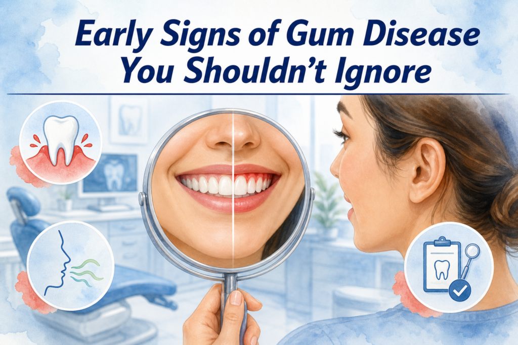 Featured image for early signs of gum disease you should not ignore